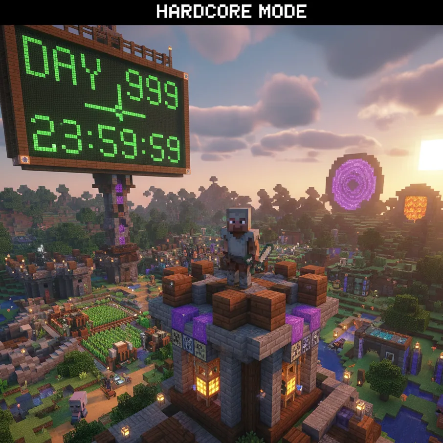 The Hardcore 1000-Day Challenge: A Game Plan for Survival in Minecraft 1.21.101